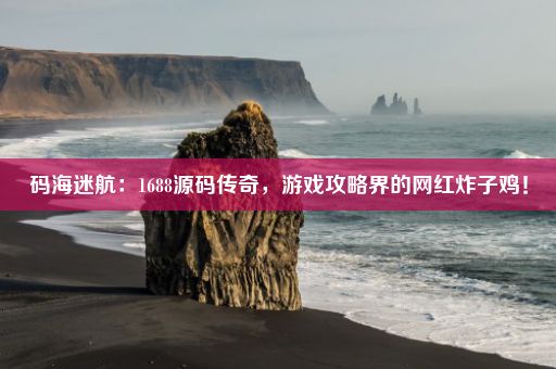 码海迷航：1688源码传奇，游戏攻略界的网红炸子鸡！