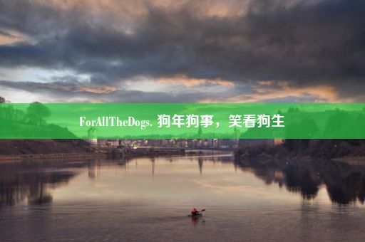 ForAllTheDogs. 狗年狗事，笑看狗生