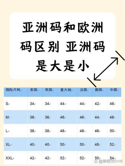 欧洲码和亚洲码的尺码区别 —— 跨文化中的量身定“异”