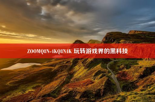 ZOOMQ8N-4KQ8N4K 玩转游戏界的黑科技